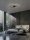 LED Deckenlampe Ring 70 cm lang in Schwarz Gold dimmbar