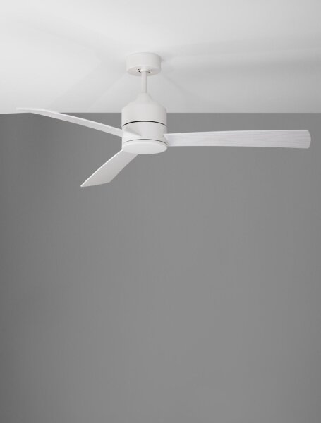 Deckenventilator Fernbedienung Ø 137 cm Weiß Holz ELGIN