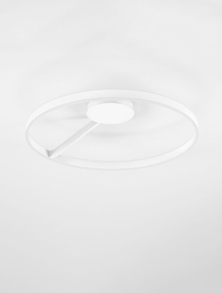 LED Deckenlampe rund Ø 80 cm Weiß dimmbar CCT ENNIS Up Down