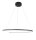 LED Pendelleuchte Ø 70 cm Schwarz höhenverstellbar warmweiß