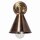 Wandlampe Treppe Wohnzimmer Messing E27 in Antik
