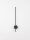 LED Wandlampe schmal 80 cm hoch Schwarz Minimalistisch