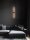 LED Wandlampe Bad schmal IP44 90 cm hoch Schwarz warmweiß
