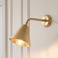 Wandlampe Schirm Messing Klassisch edel DANAE