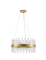 H&auml;ngeleuchte Kristall G9 in Gold matt &Oslash; 55 cm...