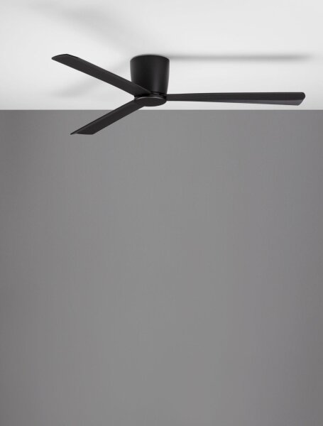 Deckenventilator Fernbedienung Ø 122 cm Schwarz GODWIN