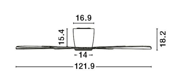 Deckenventilator Fernbedienung Ø 122 cm Schwarz GODWIN