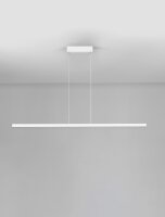 LED Hängeleuchte Weiß 159 cm lang dimmbar...