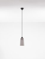 LED Hängelampe Retro Schwarz Grau Weiß 10 cm...