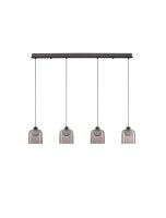LED Pendelleuchte Schwarz Grau Weiß 100 cm lang...