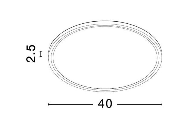 LED Deckenleuchte Ø 40 cm Weiß Farbwechsel 3000 bis 6500 K
