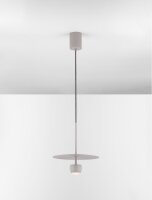 LED Hängeleuchte Beige Ø 30 cm...