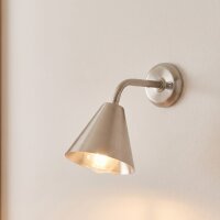 Wandleuchte DANAE Nickel Echt-Messing Treppenhaus