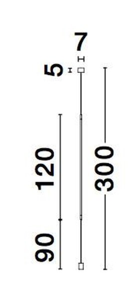LED Hängelampe Design in Gold Ø 7 cm warmweiß HAINES 698 lm