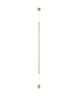 LED H&auml;ngelampe Design in Gold &Oslash; 7 cm warmwei&szlig; HAINES 698 lm