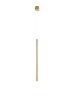 LED Hängeleuchte in Gold Ø 1,5 cm...