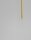 LED Hängeleuchte in Gold Ø 1,5 cm höhenverstellbar Design