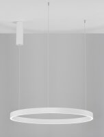 LED Hängeleuchte Weiß Ø 80 cm dimmbar...