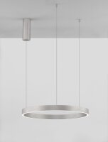 LED Hängelampe Ø 60 cm in Silber...