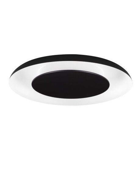 LED Deckenlampe rund Ø 60 cm Schwarz Weiß dimmbar HARLAN