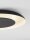 LED Deckenlampe rund Ø 60 cm Schwarz Weiß dimmbar HARLAN