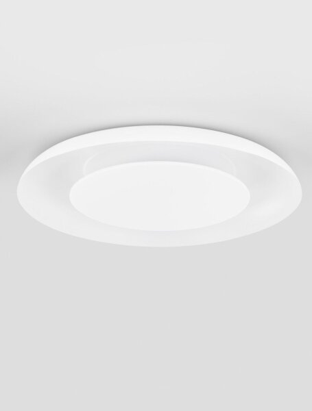 LED Deckenleuchte Weiß Ø 60 cm dimmbar rund CCT HARLAN
