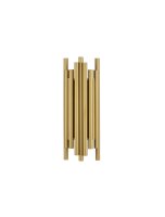 LED Wandlampe Up Down 50 cm hoch in Gold warmweiß...