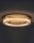 LED Deckenlampe Ring Ø 60 cm in Antik Gold dimmbar warmweiß