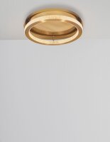 LED Deckenleuchte in Antik Gold Ø 40 cm dimmbar...