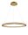 LED Hängeleuchte in Antik Gold Ø 80 cm dimmbar Ring warmweiß