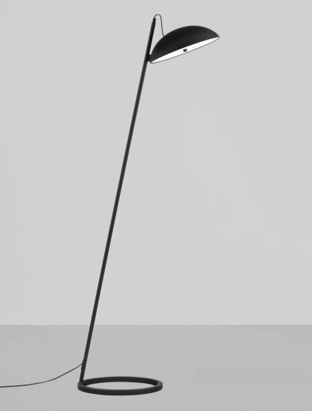 LED Stehlampe 153 cm Schwarz dimmbar warmweiß HAVEN Modern