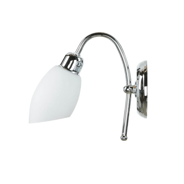 Badlampe Chrom Echt-Messing E14 rostfrei ISMENE