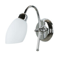 Lampe de salle de bain chrome laiton véritable E14...