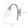 Badlampe Chrom Echt-Messing E14 rostfrei ISMENE