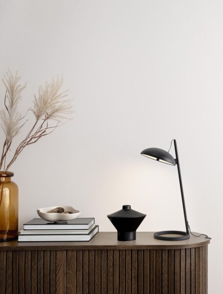 LED Tischlampe 53 cm Schwarz dimmbar warmweiß HAVEN Modern