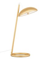 LED Schreibtischlampe in Gold 53 cm dimmbar...