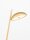 LED Schreibtischlampe in Gold 53 cm dimmbar warmweiß Modern