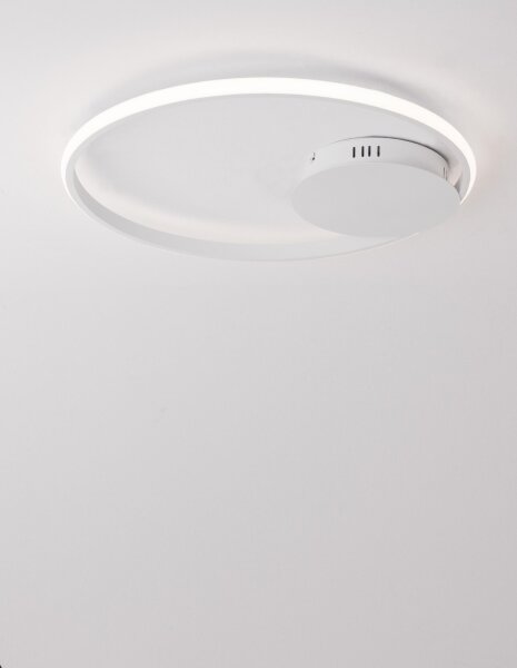 LED Deckenleuchte Weiß Ø 50 cm dimmbar rund warmweiß Modern