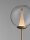 LED Stehlampe rund 162 cm in Gold dimmbar Klarglas warmweiß