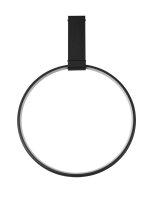 Runde LED Deckenleuchte Schwarz &Oslash; 40 cm dimmbar schwenkbar