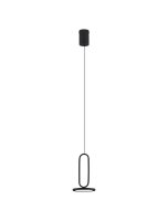 LED Pendelleuchte Ø 13 cm Schwarz...