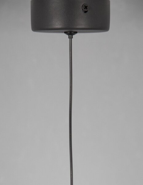 LED Pendelleuchte schmal Ø 8 cm Schwarz höhenverstellbar