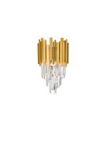 Wandlampe Up Down E14 35 cm hoch in Gold Klassisch 2 flammig
