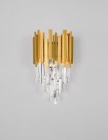 Wandlampe Up Down E14 35 cm hoch in Gold Klassisch 2 flammig