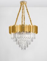 Hängelampe E14 Ø 73 cm in Gold...