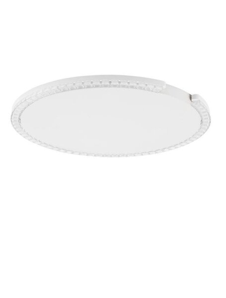 LED Deckenlampe Ø 65 cm Weiß dimmbar flach warmweiß Modern