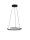 LED Pendelleuchte &Oslash; 46 cm dimmbar Schwarz h&ouml;henverstellbar