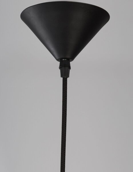 Hängeleuchte Schwarz 30 cm breit E27 höhenverstellbar Boho