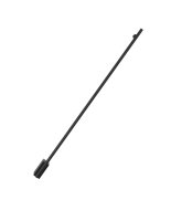 LED Wandlampe indirekt 90 cm breit Schwarz Minimalistisch
