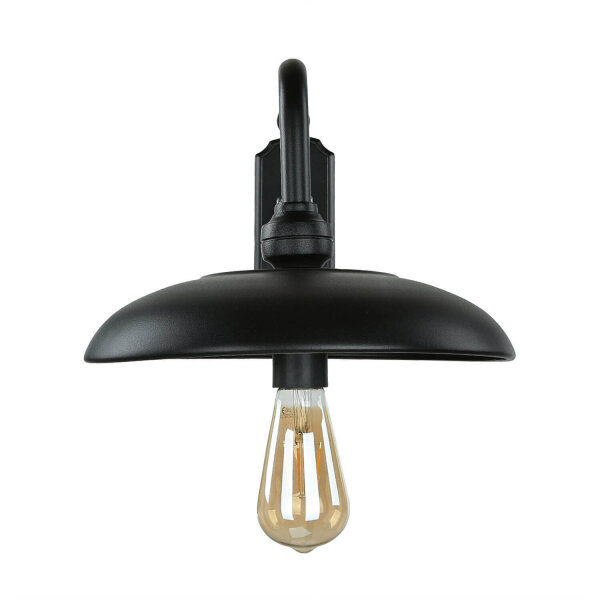 Applique vintage intérieure grande P:73cm noir aluminium